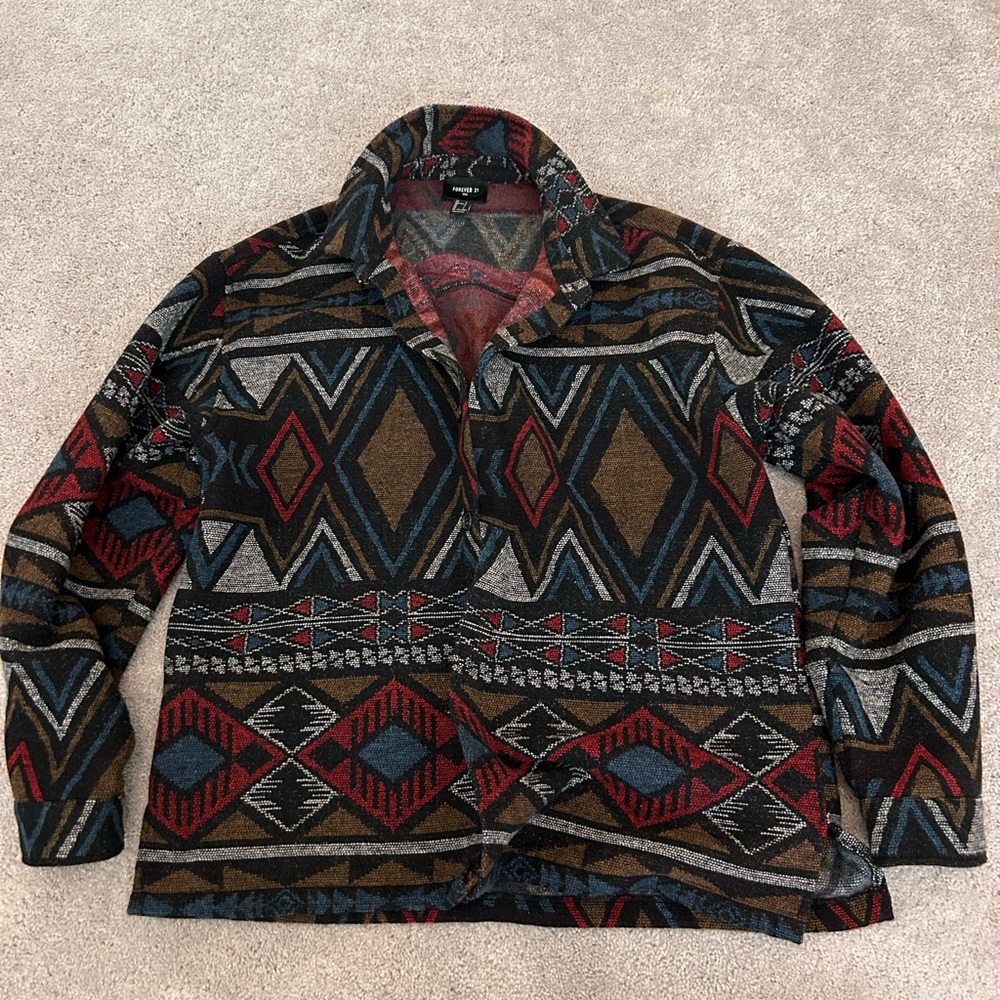 Woven jacket shirt